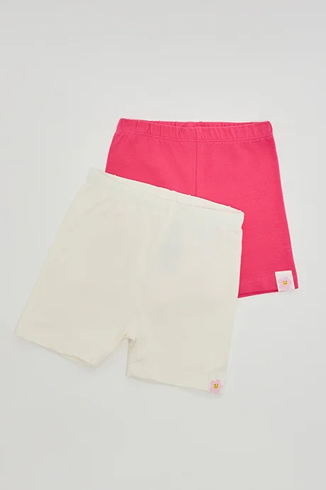 R&B 2 Pack Solid Shorts with Elastic Waist