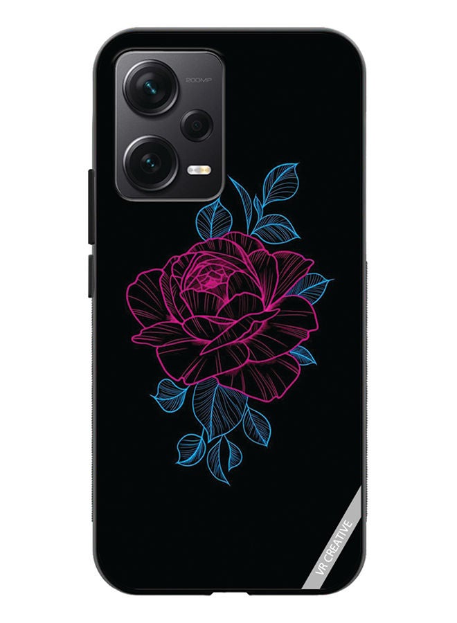 VR CREATIVE Protective Case Cover For Xiaomi Redmi Note 12 Discovery Rose Design Multicolour - Image 1