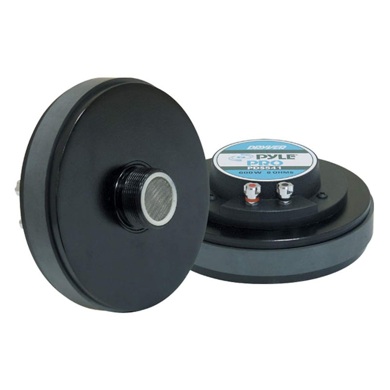 Pyle 2" Inch Titanium Horn Driver - 600W High Power Car Audio Midrange/Tweeter Compression Horn Driver System w/ Aluminum Voice Coil, 1.5kHz ~ 18kHz Frequency,102dB, 8 Ohm, 13.5oz Magnet - Pyle PDS541 - Image 4