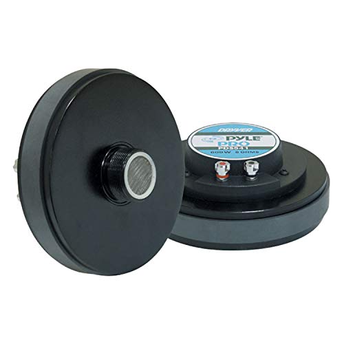 Pyle 2" Inch Titanium Horn Driver - 600W High Power Car Audio Midrange/Tweeter Compression Horn Driver System w/ Aluminum Voice Coil, 1.5kHz ~ 18kHz Frequency,102dB, 8 Ohm, 13.5oz Magnet - Pyle PDS541 - Image 1