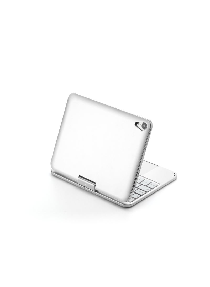 GULFLINK - حافظة لوحة مفاتيح لاسلكية بقدرة 500 مللي أمبير في الساعة مع لوحة لمس لجهاز iPad mini6 باللون الفضي - Image 1