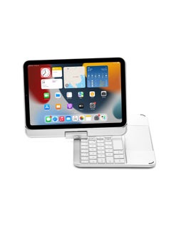 GULFLINK 500mAh Wireless Keyboard Case with TouchPad for ipad mini6 Silver  - Image 3