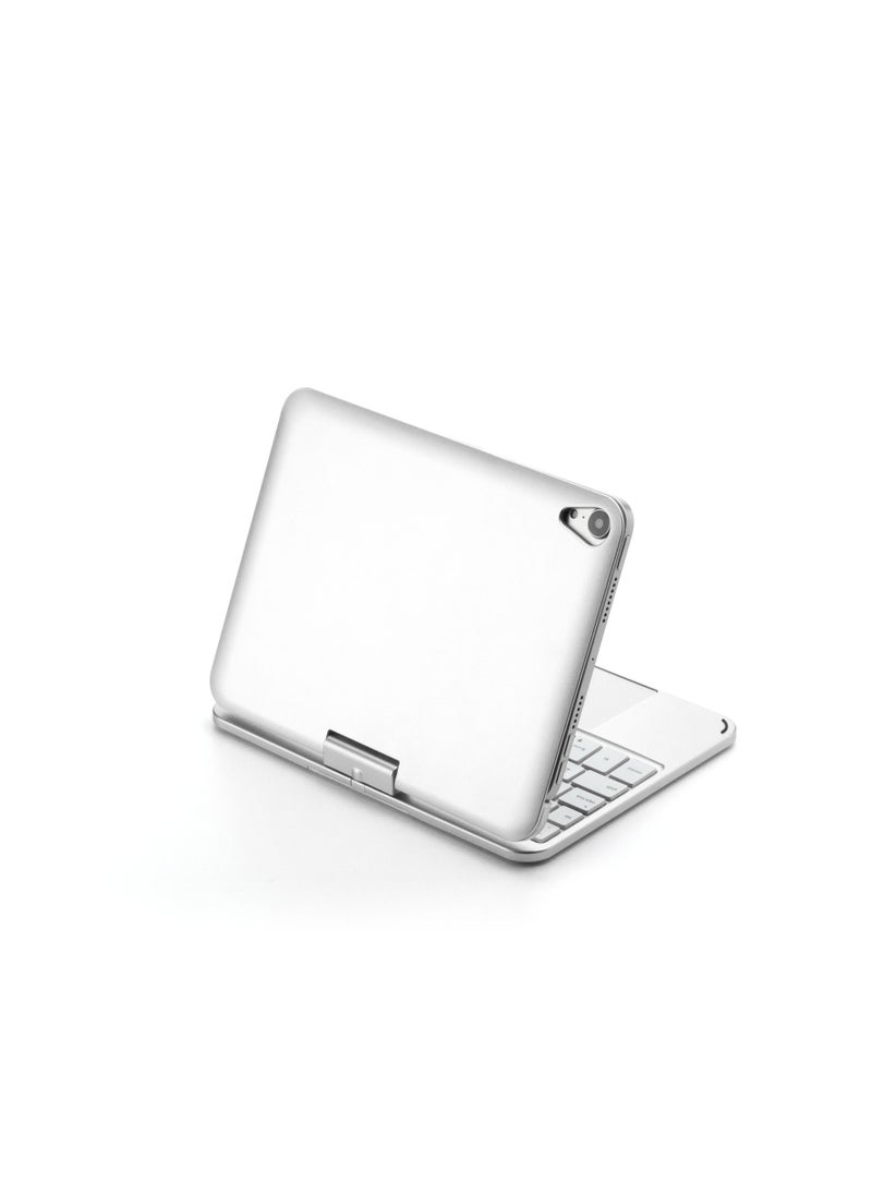 GULFLINK - 500mAh Wireless Keyboard Case with TouchPad for ipad mini6 Silver - Image 1