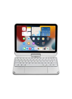 GULFLINK 500mAh Wireless Keyboard Case with TouchPad for ipad mini6 Silver  - Image 5