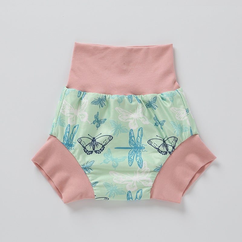 Baby Diaper Pants Swimming Trunks Baby Diaper Breathable Diaper Pants Waterproof Washable Underwear Thin Leakproof High Waist Shorts - Image 1