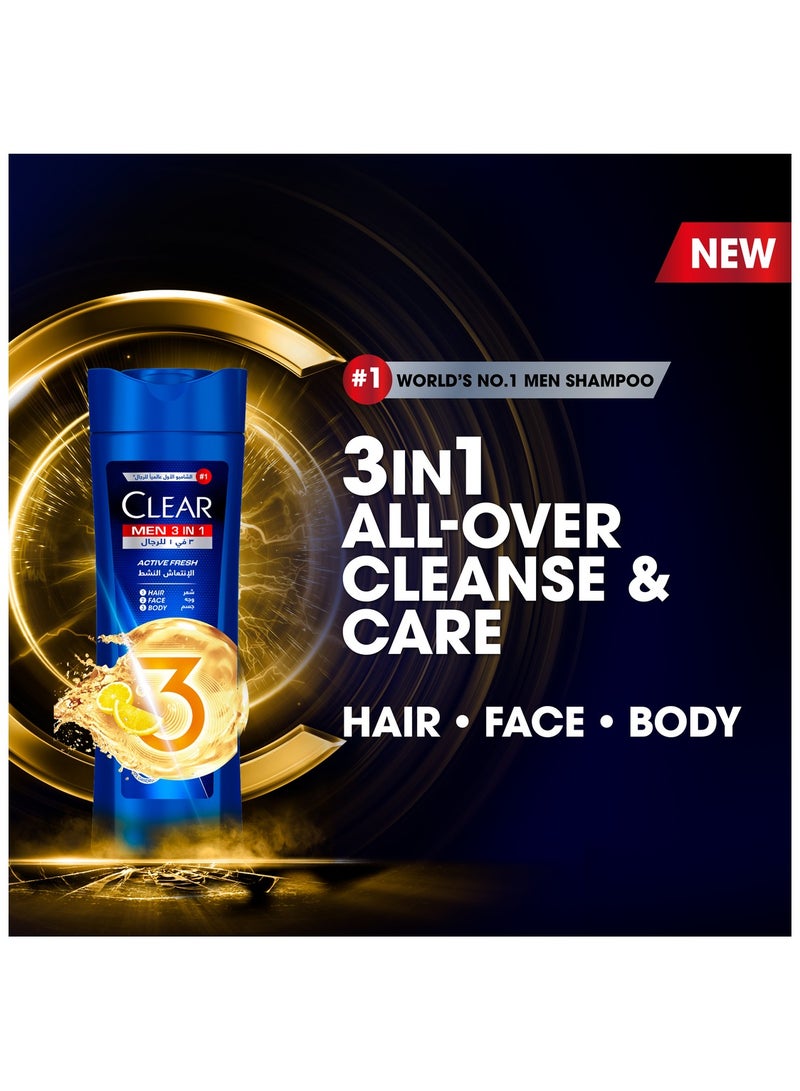 CLEAR شامبو مضاد للقشرة 3 في 1 للرجال - Image 3