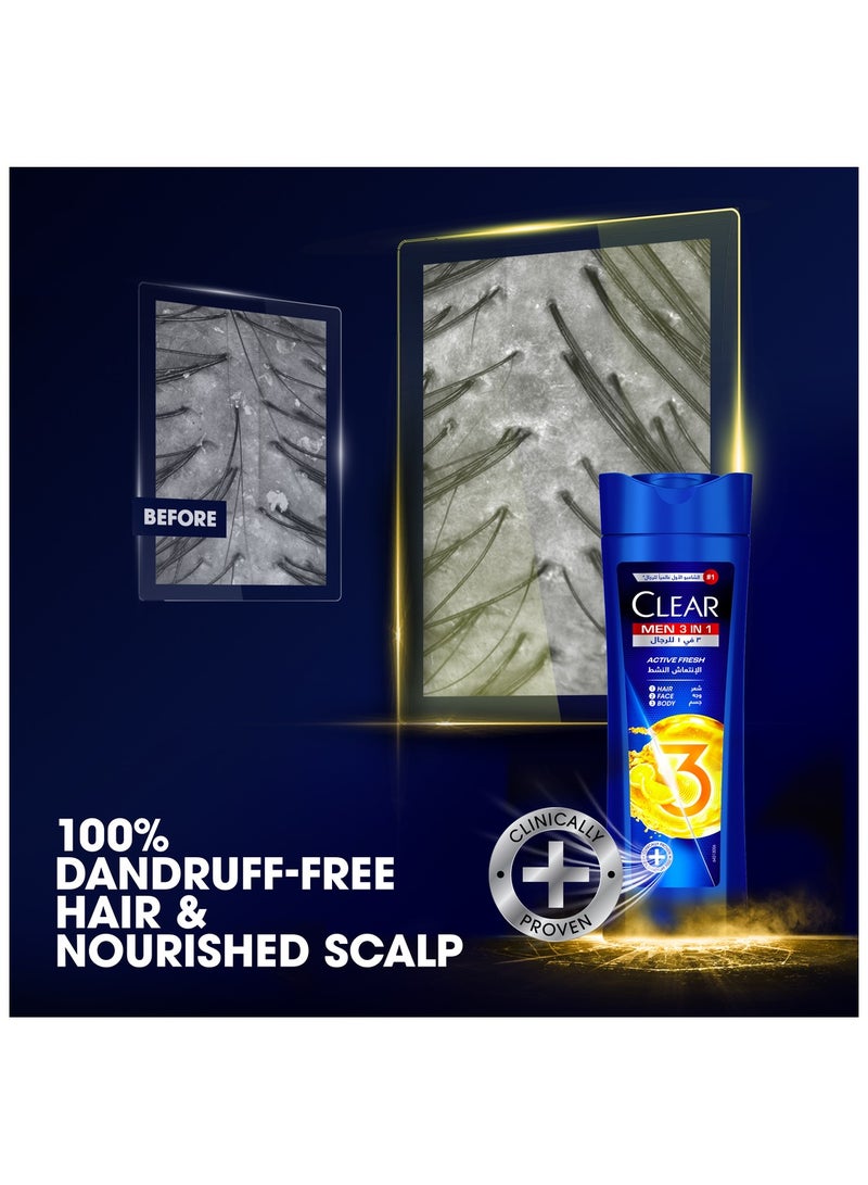 CLEAR شامبو مضاد للقشرة 3 في 1 للرجال - Image 5