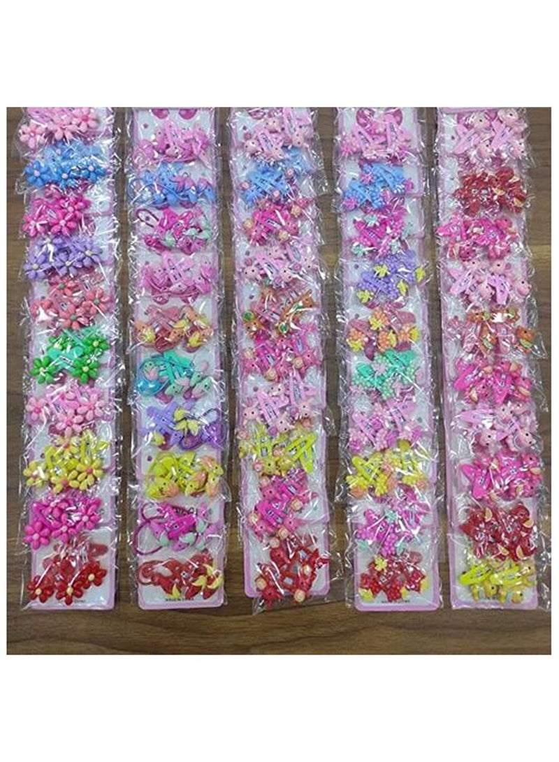 Elastic Hair Clip & TikTak For Kids 4 pcs  2 Bags