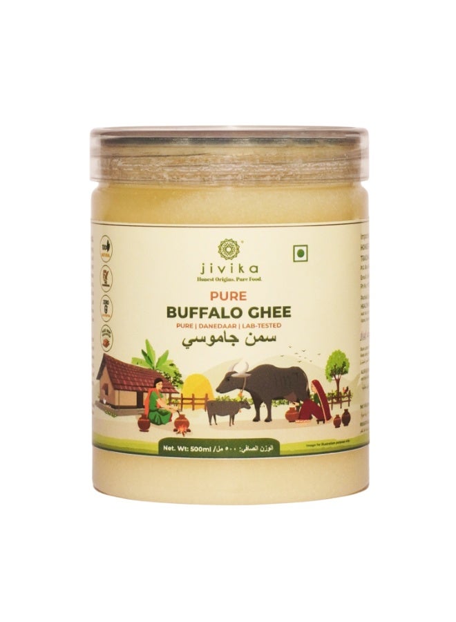 Jivika A2 Buffalo Ghee - 500 ml - Image 1