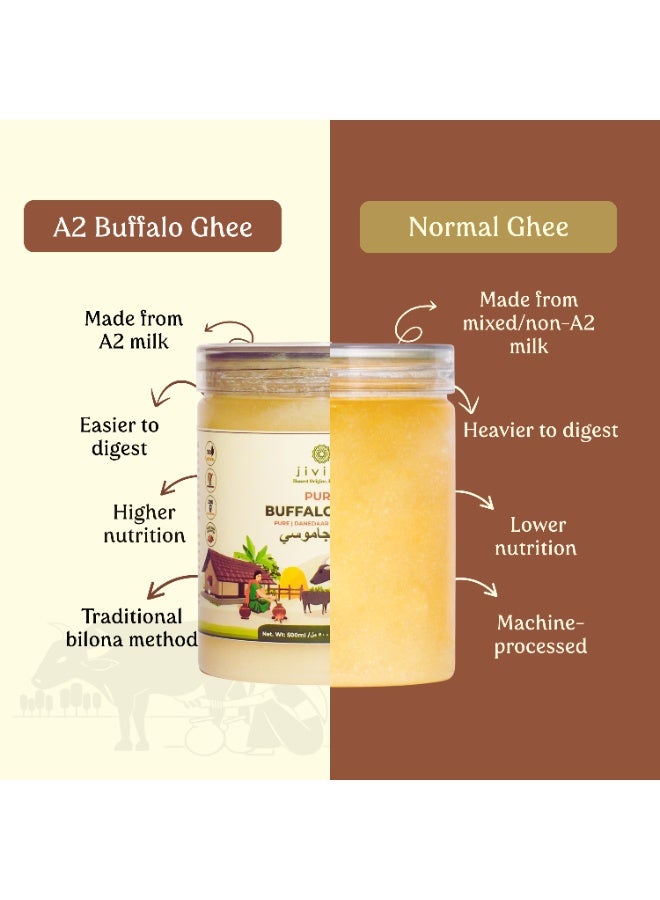 Jivika A2 Buffalo Ghee - 500 ml - Image 3