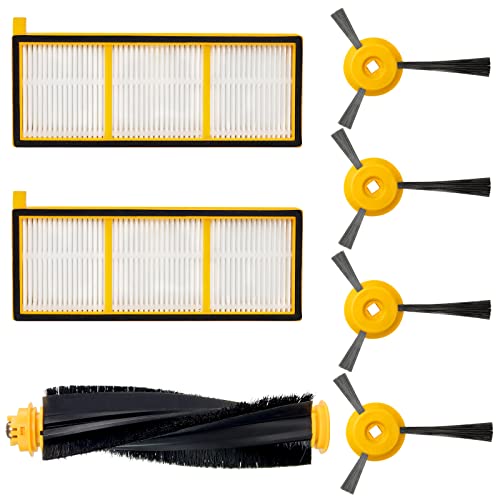 Techecook Replacement Accessories for Shark ION Robot by Techecook-Compatible with Shark RV700, RV720, RV750, RV750C, RV755 Robotic Vacuum Cleaner, Replace RVFFK700 & RVSBK700 shark ion robot replacement parts - Image 1