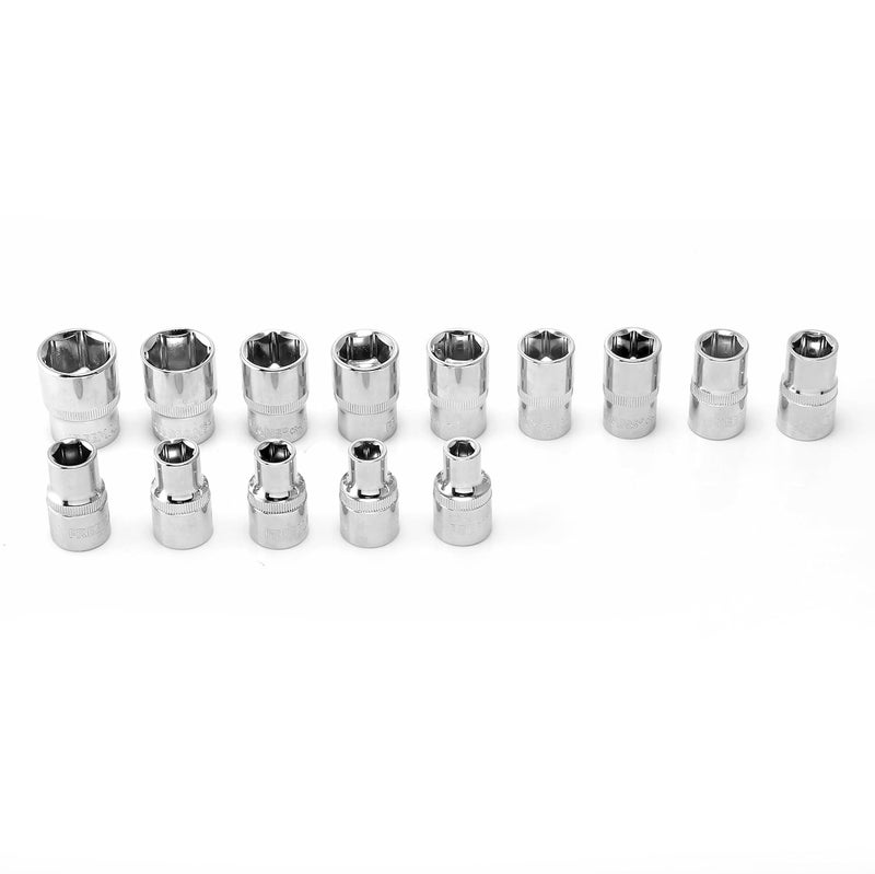 FREEMANS FREEMANS 14 Square Drive 46 Pieces HEX Sockets set With Carry Box Chrome Vanadium Steel Use for Home Industrial Professional Automobiles Bike Car Repair Tool Kit 1 Year Warranty  - Image 4