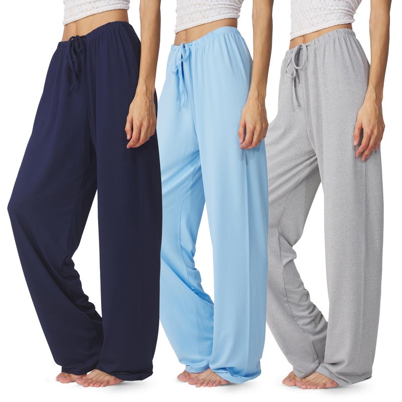Ultra Performance Womens Pajama PJ Pants 3 Pack Lounge Bottoms Pajamas for Women (Avail in Plus Sizes) - Image 1