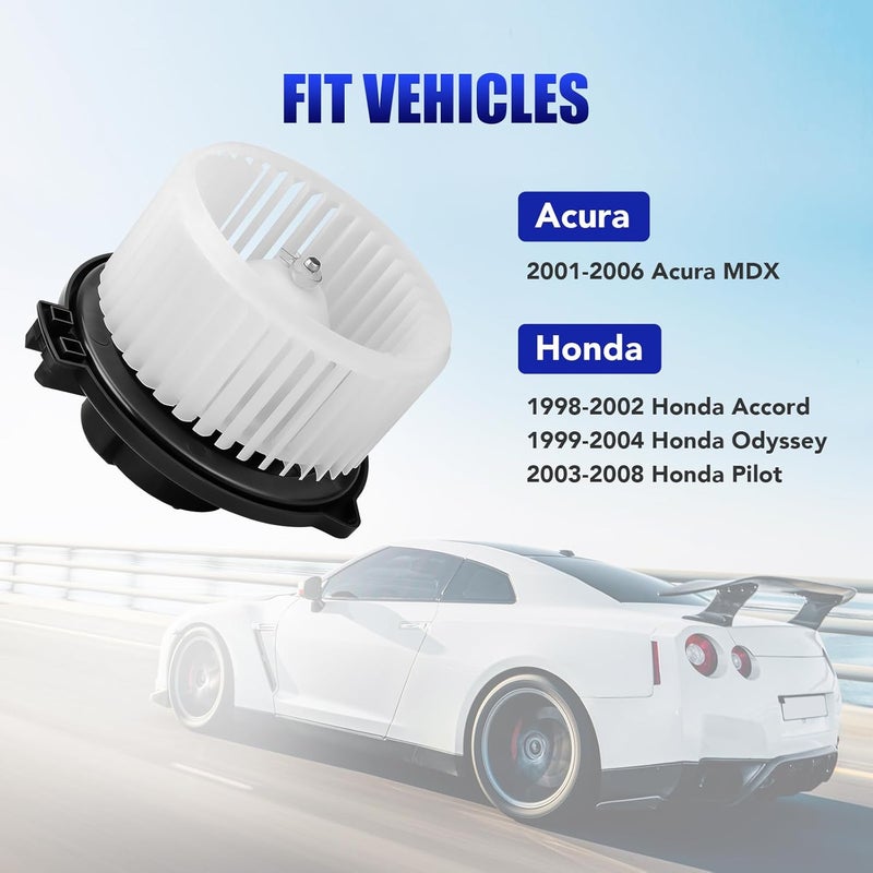 LCWRGS AC Blower Motor with Fan for Honda and Acura Vehicles - Image 3