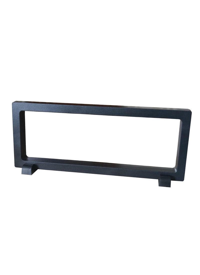 HillSpring HillSpring 9 Inch Clear Display Frame Rectangle 3D Floating Holder Box for Challenge Coin Medal Specimens Black Frame  - Image 1