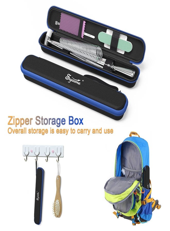 Syarme Ring Sizer Measuring Tool, Ring Sizing Finger Gauge Set US Size 0-13 for Finger Sizing Measuring, Jewelry Making, Ring Deformation Correction, with Storage Box, Maintenance Hammer and Polished Rod - Image 5