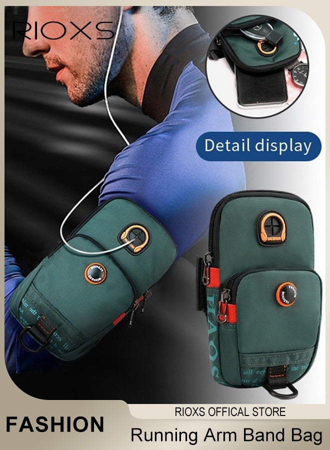Running Arm Band Bag Phone Holder Arm Bands for Men Women Fits All Kinds of Mobile Phones Use it for Running, Walking, Hiking & Biking