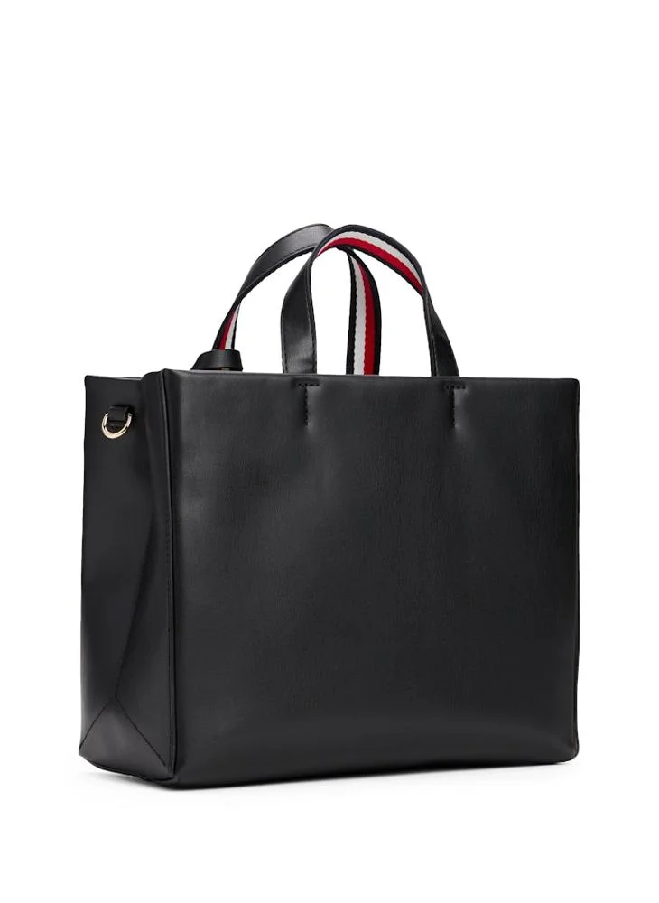 TOMMY HILFIGER Logo Detailed Top Handel Satchels