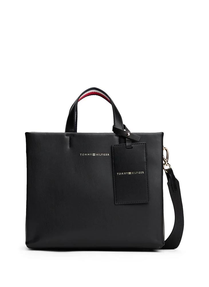 TOMMY HILFIGER Logo Detailed Top Handel Satchels