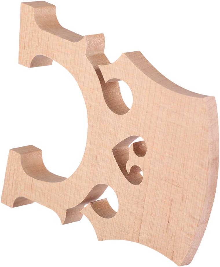 Drfeify Maple Wood Cello Bridge Replacement Parts Lightweight Durable for 1/2 1/4 /8 Cellos Music Instrument Accessory (Cello piano code 1/4) - Image 3