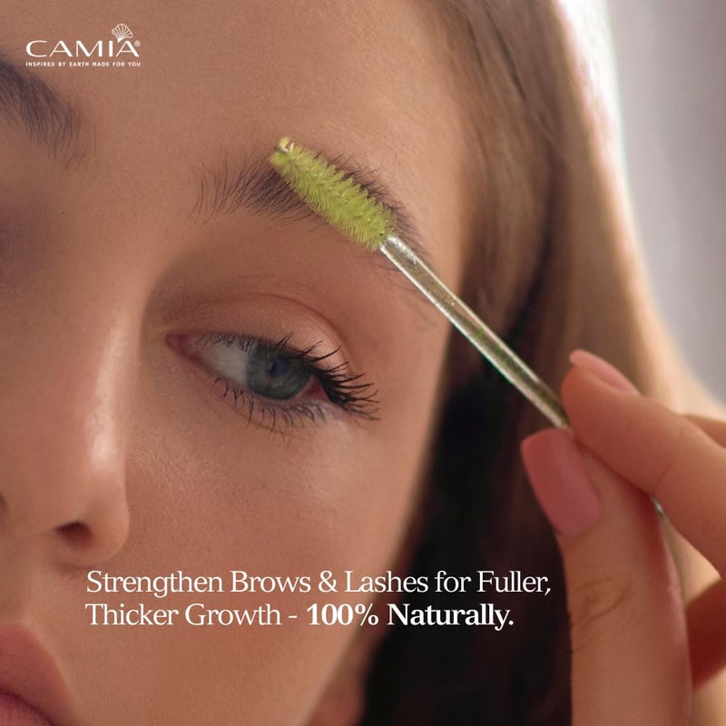 CAMIA Premium Cold Pressed Organic Castor Oil For Skin Hair  Eyebrows  Rich in Vit E  free fatty acids  Hydrates  Nourishes skin  Promotes Hair Growth Strengthens strands  100 ML Glass Bottle - Image 5