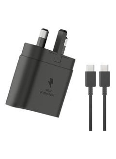 Generic 45W Fast Charger adapter, USB C Fast charger plug and 1.5m Type C charging cable, compatible with Samsung Galaxy Galaxy S25 Ultra, S24 Ultra, S23 Ultra, S22, Z Fold 5, A14, A33, A54 USB C charging cable adapters  - Image 1