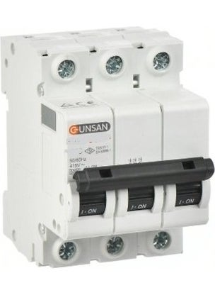 Günsan Elektrik - Günsan Electric Valta 3X50A C Type 6ka K Automat - Image 1