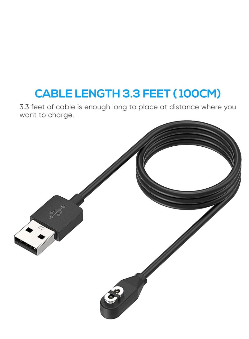 KASTWAVE 2 Pack Magnetic Charging Cable Replacement for AfterShokz Aeropex AS800/ OpenComm ASC100SG and Shokz OpenRun Pro, Bone Conduction Wireless Headset Quick Charge Cable Charger Accessory (100 cm) - Image 5