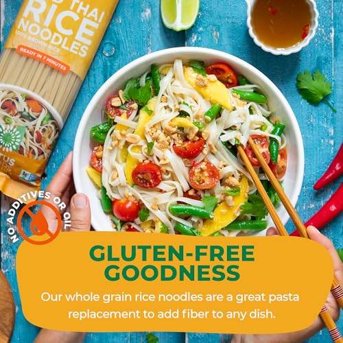 Lotus Foods Organic Brown Rice Pad Thai Noodles - Asian Style Noodles for Stir Fry, Gluten Free, Vegan, Whole Grain, Non GMO, Serve Hot or Cold - 8 Oz (Pack of 1) - Image 5