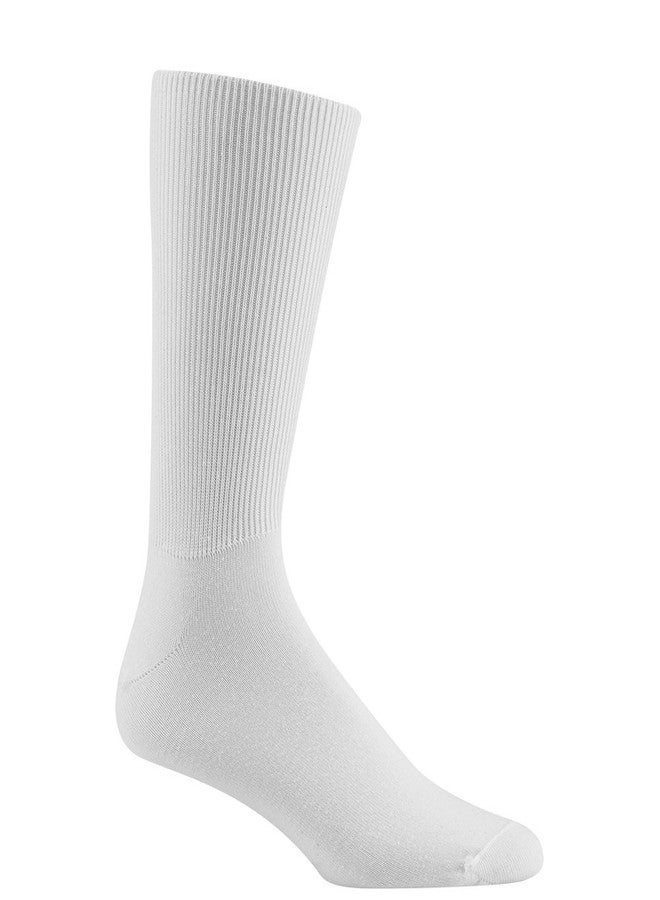 Wigwam Men's Diabetic Walker Crew Length Sock,White,Large/shoe Size:Men's 9-12,Women's 10-13