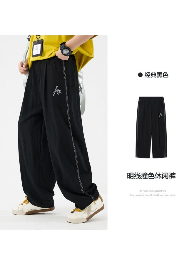 Boys' Summer Outdoor Ice Silk Mosquito-repellent Pants  New Style Loose Thin Pants For Teenagers And Children