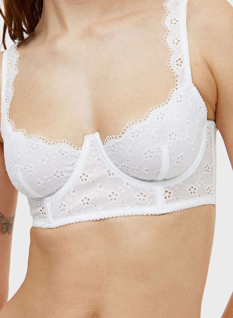 H&M Lace Detail Bra