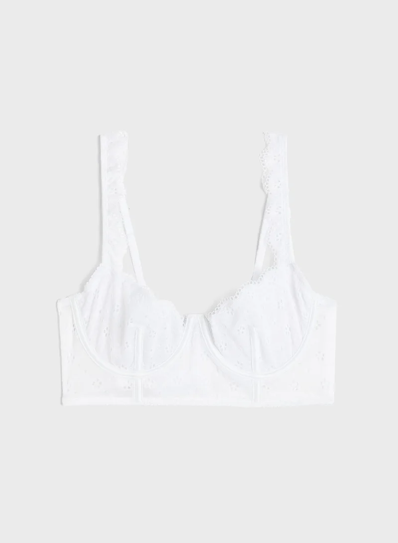 H&M Lace Detail Bra