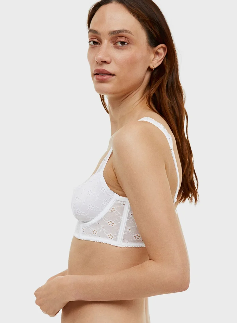 H&M Lace Detail Bra