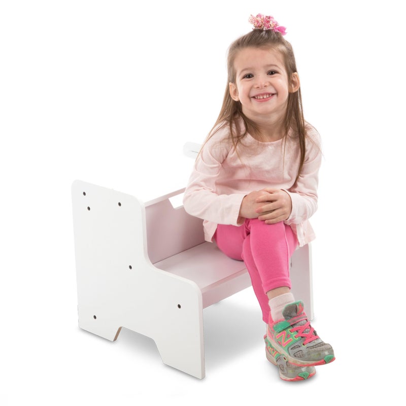 Melissa & Doug Step Stool - White - Image 3