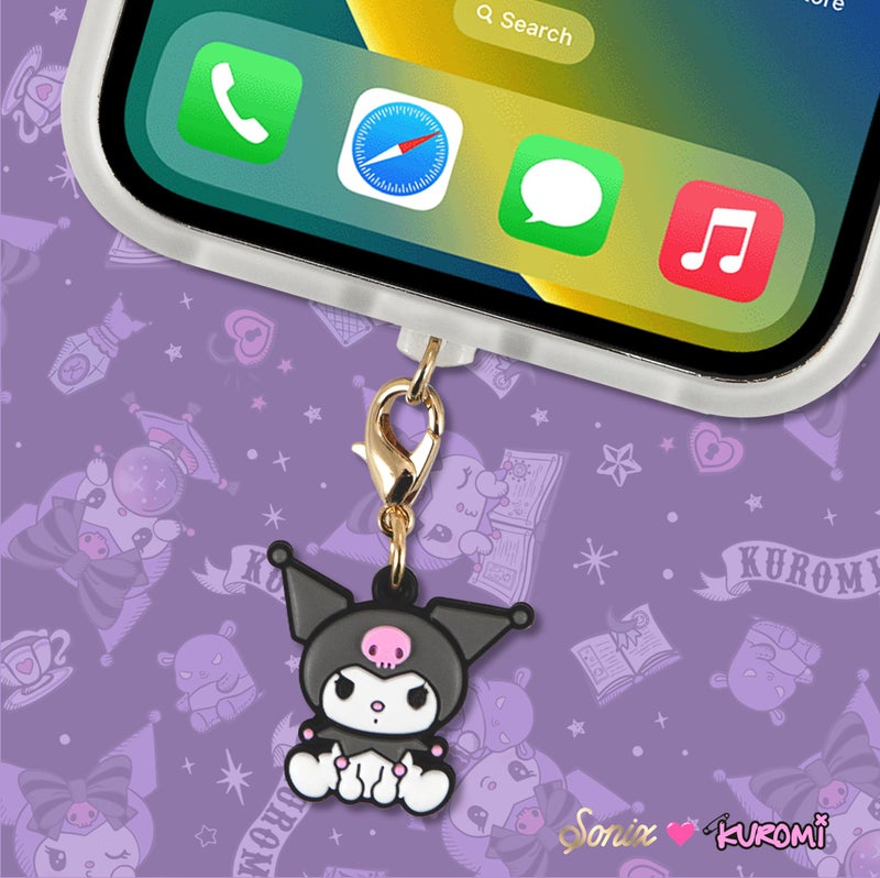 Sonix x Sanrio Dust Plugs - USB C + Lightning Compatible - Sanrio Silicone Character Charging Port Charms (3 Pack) - Hello Kitty, Cinnamoroll, Kuromi - Image 5