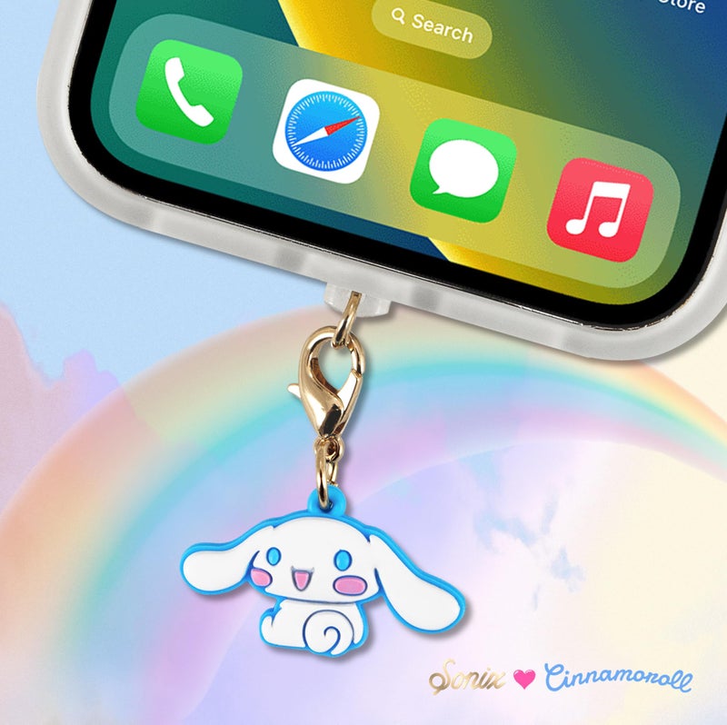 Sonix x Sanrio Dust Plugs - USB C + Lightning Compatible - Sanrio Silicone Character Charging Port Charms (3 Pack) - Hello Kitty, Cinnamoroll, Kuromi - Image 3