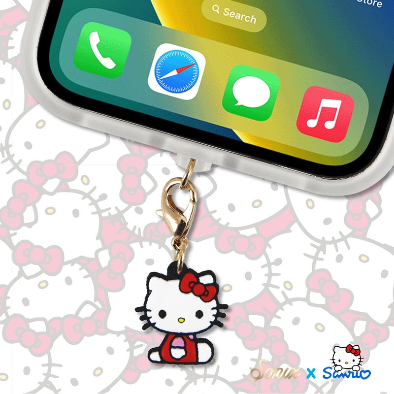 Sonix x Sanrio Dust Plugs - USB C + Lightning Compatible - Sanrio Silicone Character Charging Port Charms (3 Pack) - Hello Kitty, Cinnamoroll, Kuromi - Image 2