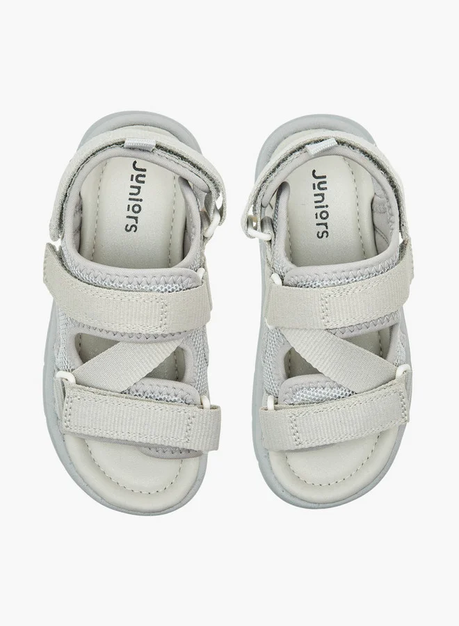 جونيورز حذاء عائم بنقوش مع إغلاق بشريط لاصق