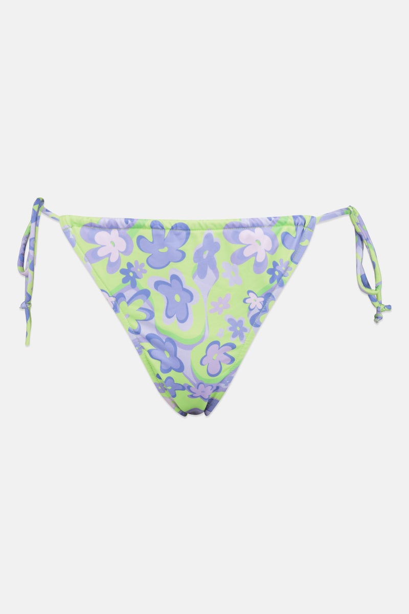 Bershka Women Floral Print Bikini Bottom, Multicolor - Image 2