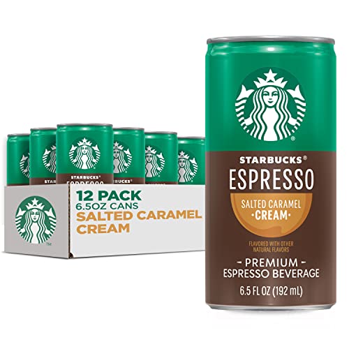 Starbucks ستاربكس اسبريسو وكريمة الكراميل المملح 65 أوقية علب 12 عبوة مشروب قهوة مثلجة - Image 1