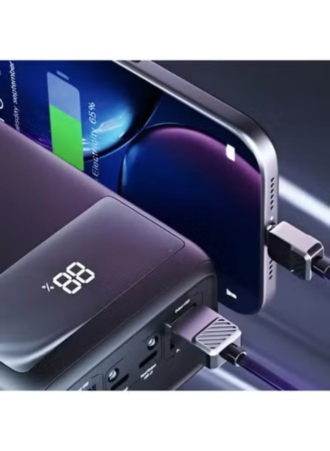 Lenyes PX519D PRO 50000mAh Power Bank 65W Fast Charging with Digital Display, LED Flashlight, Portable High-Capacity Battery Charger - Image 3