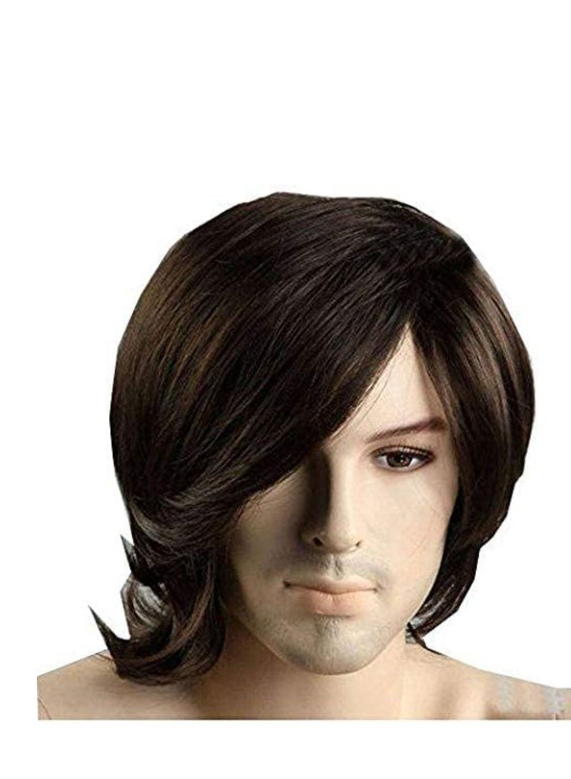 فايب باروكة شعر قصير بني لمظهر طبيعي - Image 5