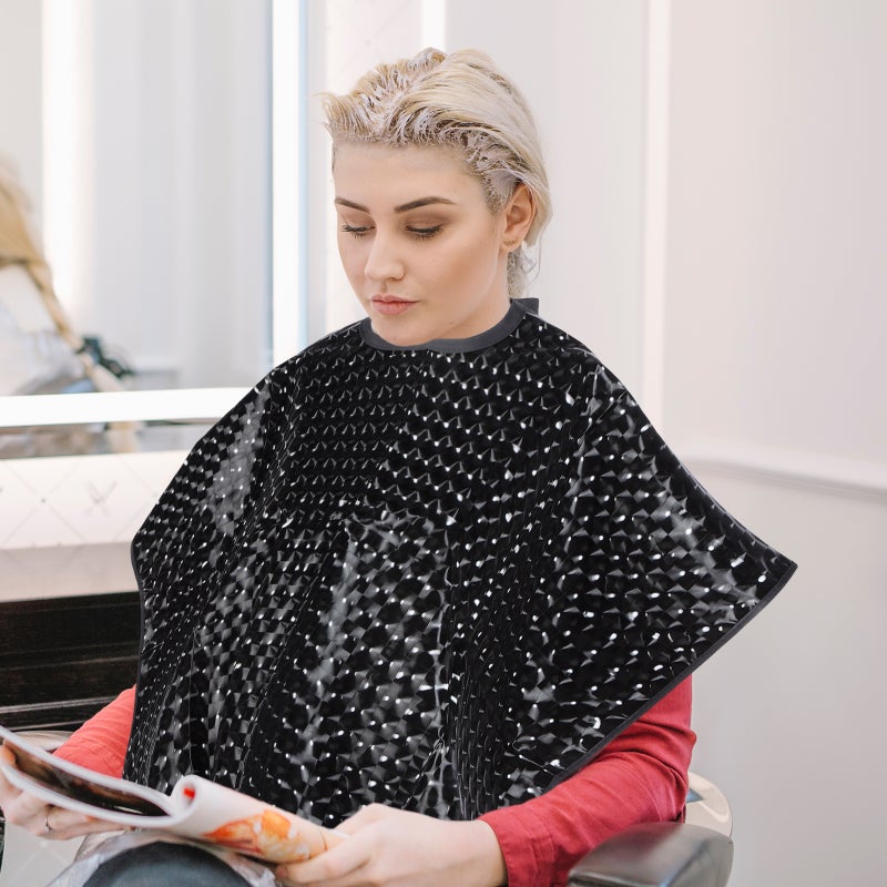💄 رداء صبغ الشعر قصير لتصفيف الشعر بألوان متنوعة تصميم مريح ٤ قطع - Image 2