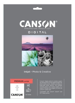 CANSON Digital Premium Luster A4 20 Sheets  - Image 1