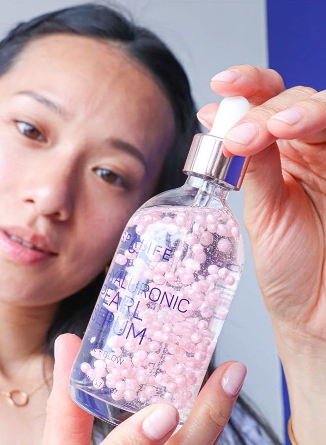 SpaLife Hydrating and Glow Hyaluronic Serum (Pearl Serum) 100 ML(3.4 oz) - Image 4