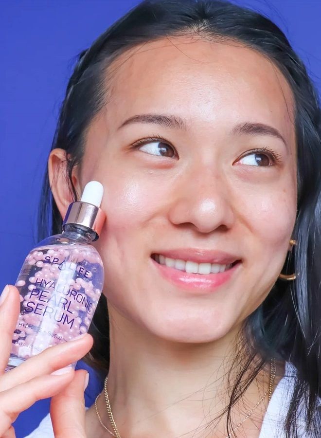 SpaLife Hydrating and Glow Hyaluronic Serum (Pearl Serum) 100 ML(3.4 oz) - Image 2