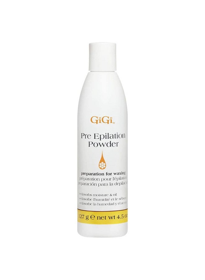 GiGi Pre-Epilation Waxing Powder for Hair Removal, Moisture-Absorbing Pre Wax Powder, 4.5 oz - Image 1