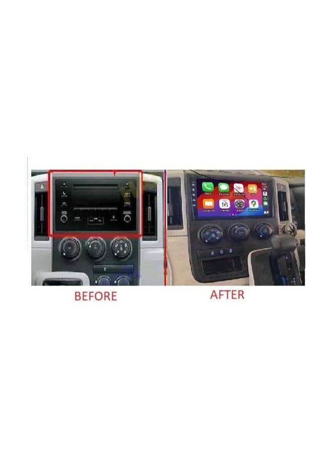 SHEZA STAR Android Car Stereo for Toyota Hiace 2019-2024 4GB RAM 64GB ROM Support Carplay, Mirror Link Wi-Fi BT, Radio GPS Navigation, 9 Inch IPS Touch Screen with AHD Camera Included  - Image 2