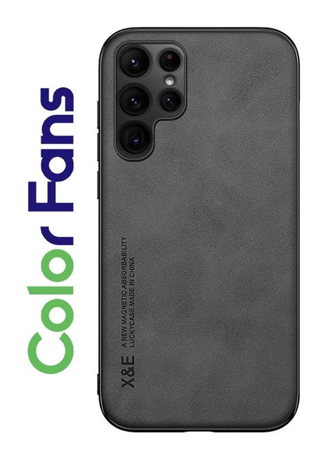 Case for Samsung S23 Ultra Cover Bumper Built-in Metal Plate